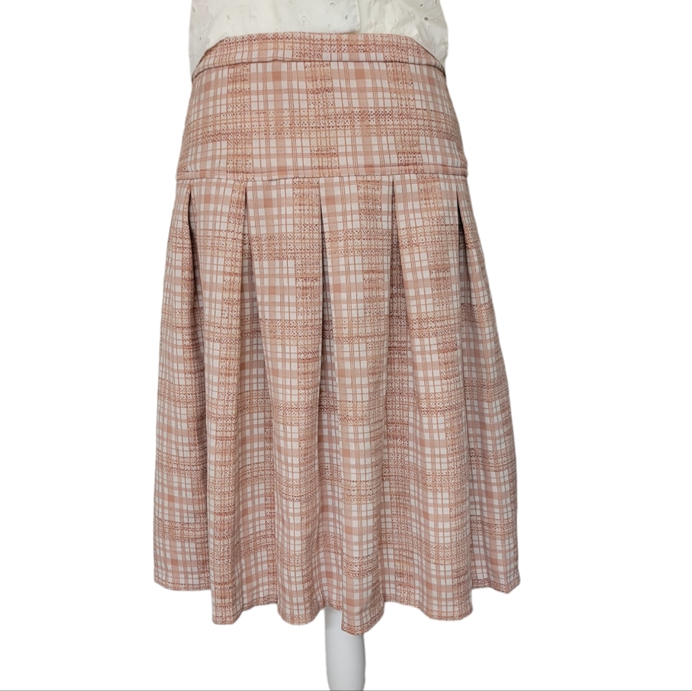 Vintage 60s Donovan Galvani Midi Skirt Pleats Pull On